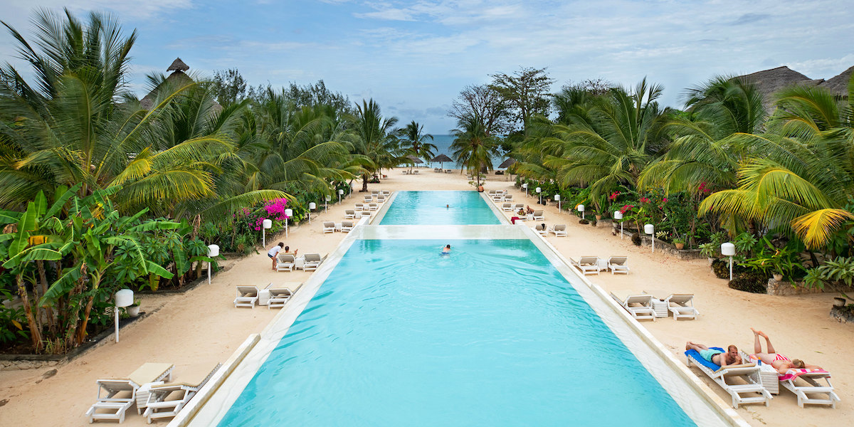 Fun Beach Hotel front pool view