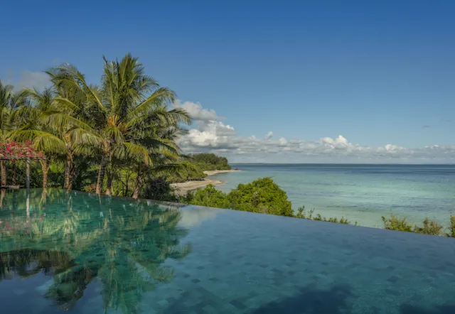 Our Zanzibar Group Zanzibar Hotels - Qambani Luxury Resort swimming pool Michamvi Peninsula