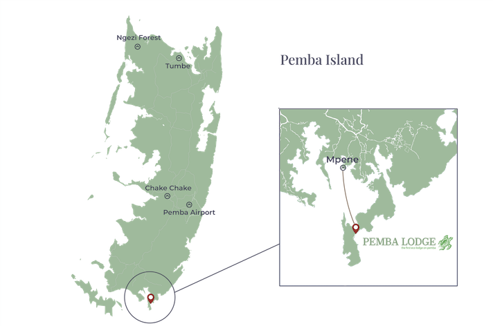 Pemba Eco Lodge Map