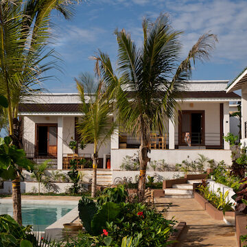 Our Zanzibar Nyumbani Residence pool and apartments