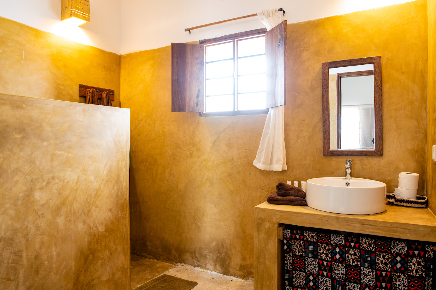 Our Zanzibar Group Nyumbani Residence first bedroom bathroom