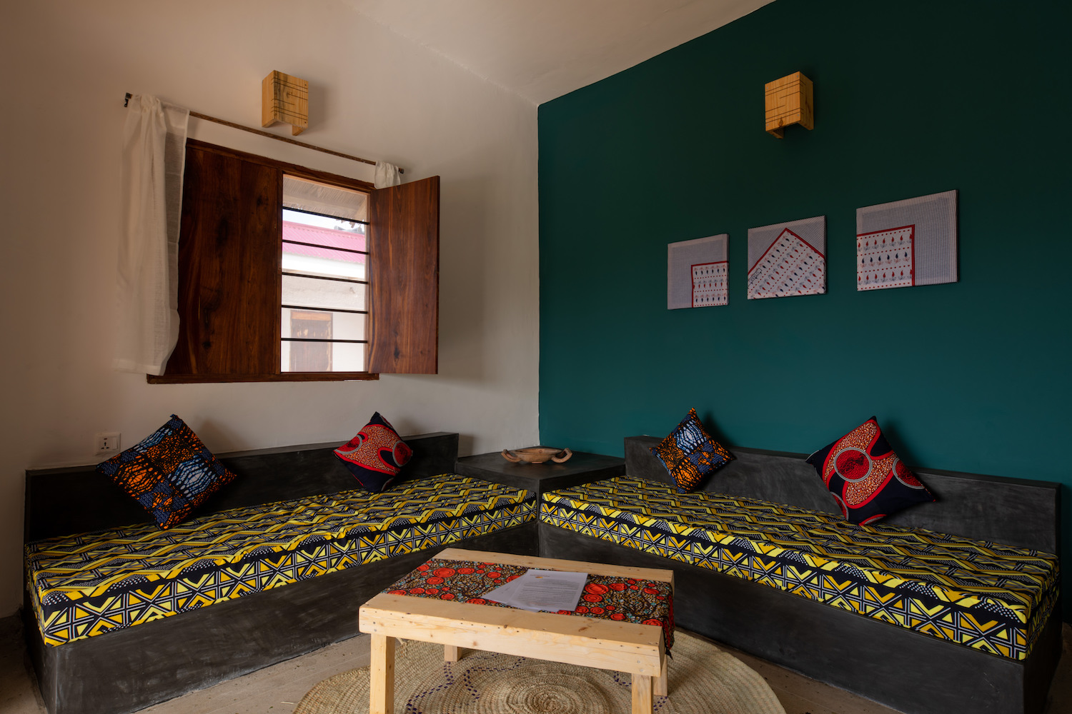 Our Zanzibar Group Nyumbani Residence living room of one bedroom apartment