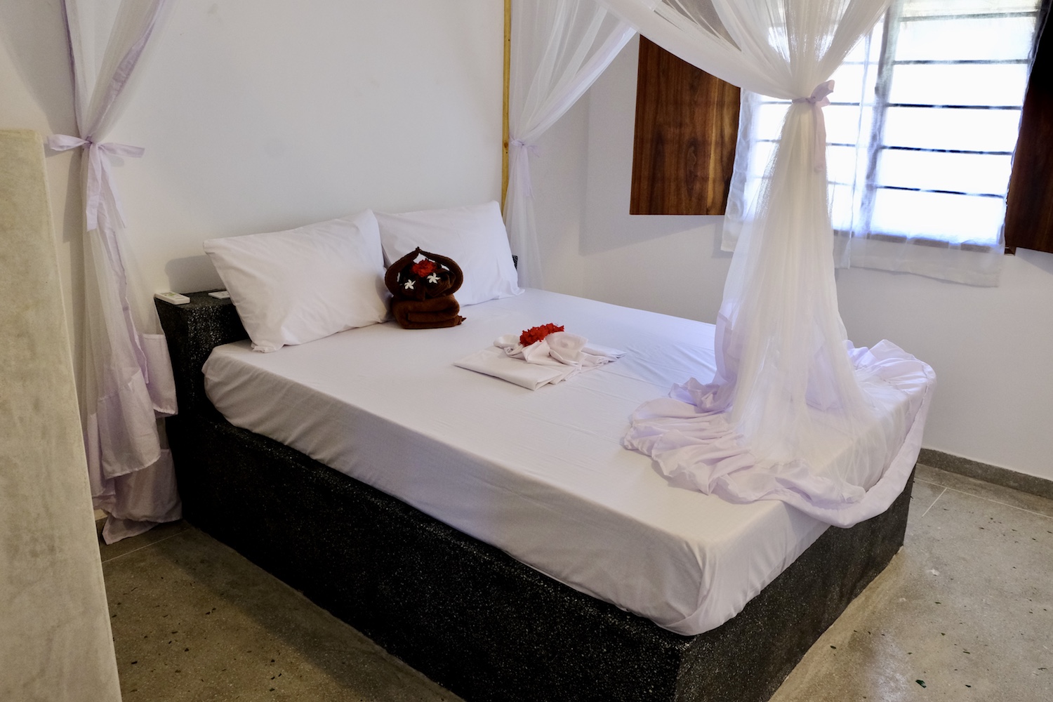Our Zanzibar Group Nyumbani Residence second bedroom double bed