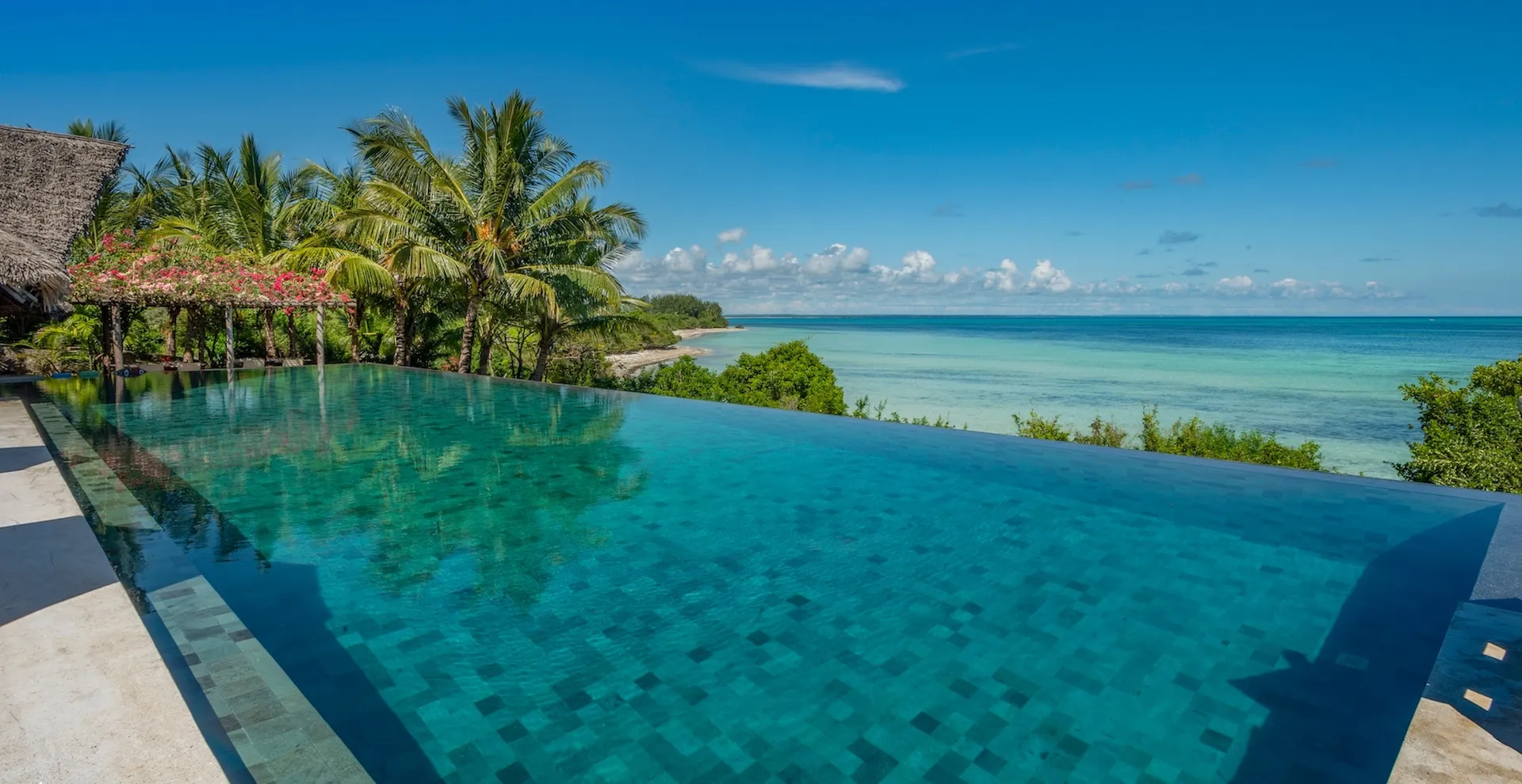 Our Zanzibar Group Zanzibar Hotels - Qambani Luxury Resort swimming pool Michamvi Peninsula